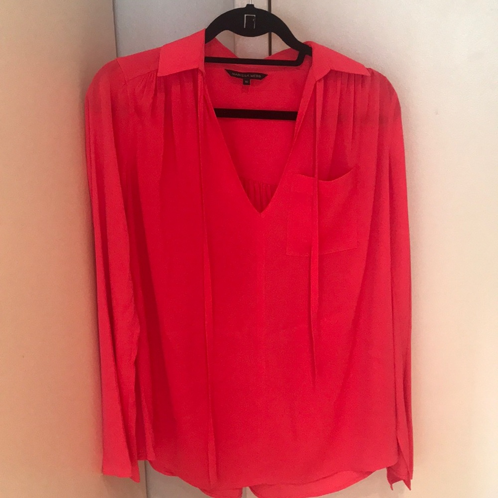 Marissa Webb Coral Blouse